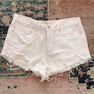 Free People pale pink shorts